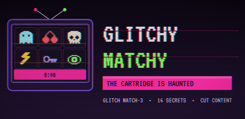 Glitchy Matchy feature graphic