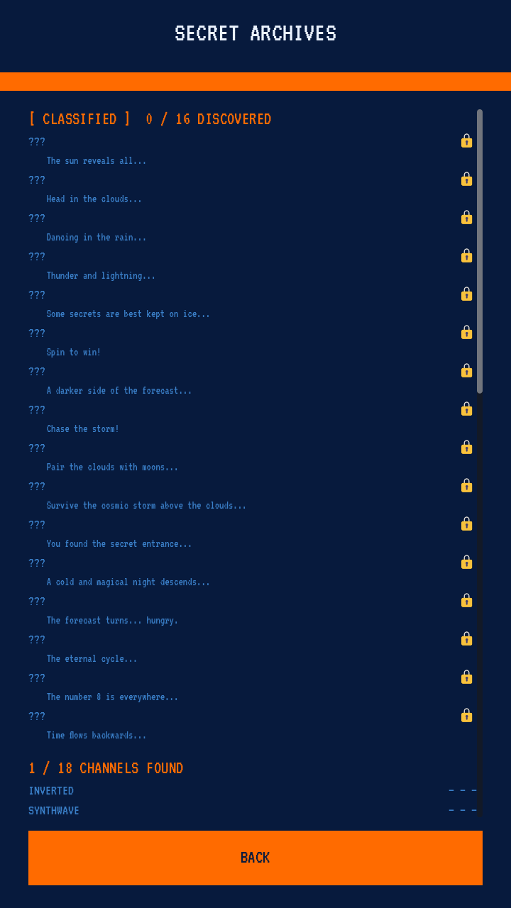 Jazzy Matchy 8s Secret Archive — classified combo list with hints