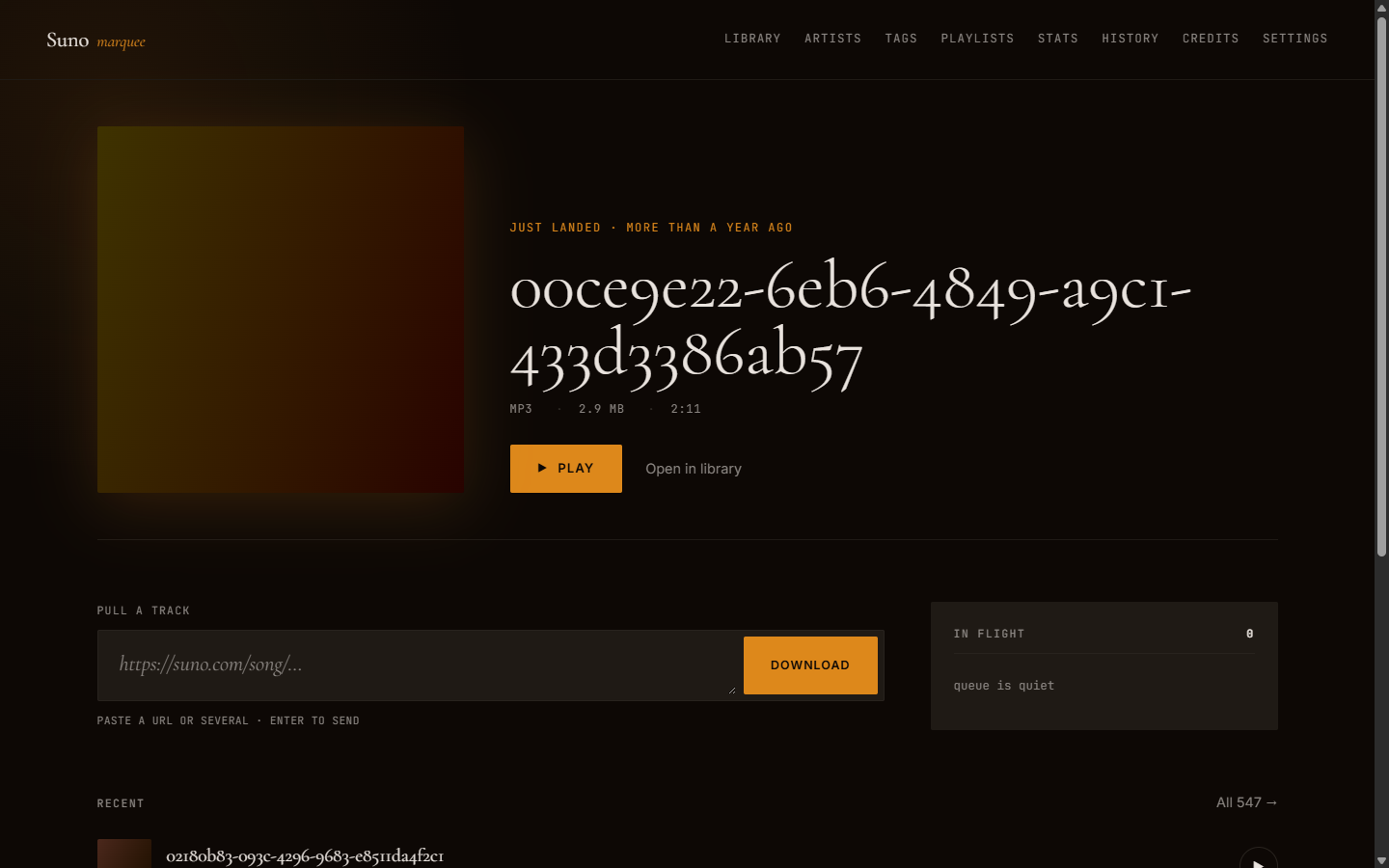 Suno Studio's web UI — one of three front doors onto the same generation core